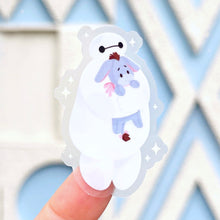 Load image into Gallery viewer, Healthcare Companion with Eeyore Plushie Transparent Sticker
