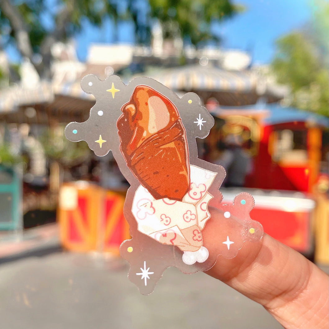 Disney Turkey Leg Snack Transparent Sticker