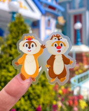 Load image into Gallery viewer, Chip and Dale Opposites Costumes Day Transparent Sticker
