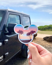 Load image into Gallery viewer, Sunset Beach Hidden Mickey Magnet
