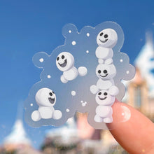 Load image into Gallery viewer, Frozen Snow Babies Transparent Sticker

