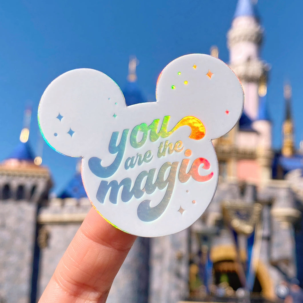 You Are The Magic Mouse Holographic Sticker
