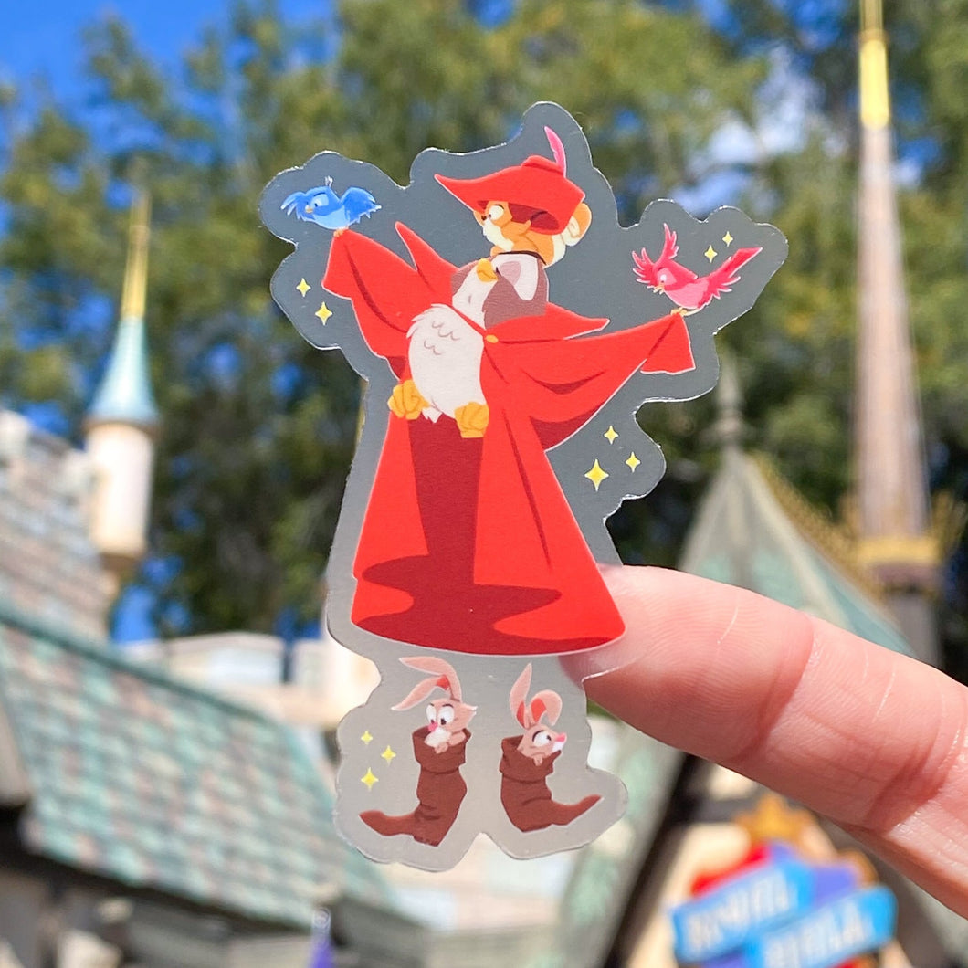 Woodland Prince Transparent Stickers