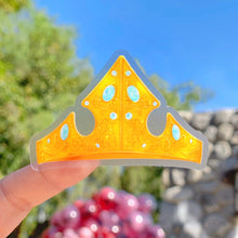 Load image into Gallery viewer, Aurora Sleeping Beauty Crown Transparent Stickers

