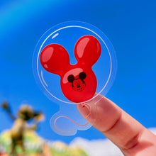 Load image into Gallery viewer, Red Mickey Balloon Transparent Disney Sticker
