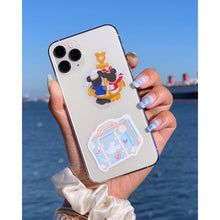 Load image into Gallery viewer, Captain Mickey &amp; Minnie Cruise Transparent Sticker
