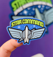 Load image into Gallery viewer, Star Command Buzz Transparent Sticker
