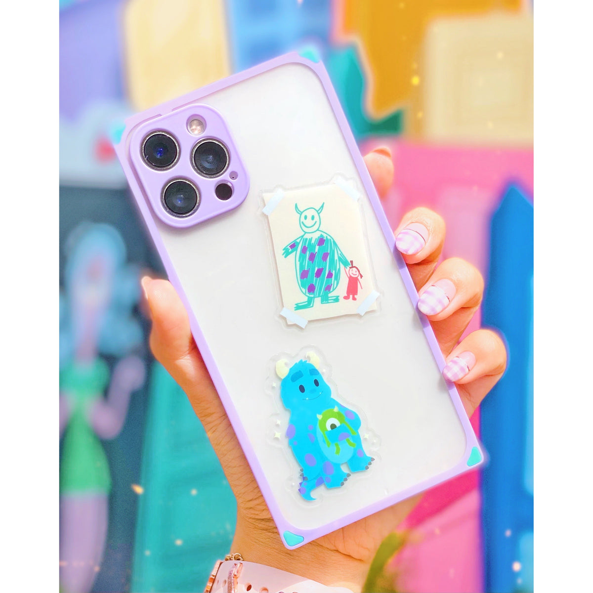 Sully with Mike Plushie Transparent Sticker – Wish Upon Magic