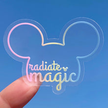 Load image into Gallery viewer, Radiate Magic Reminder Transparent Sticker
