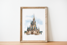 Load image into Gallery viewer, Castle Disneyscape Art Print
